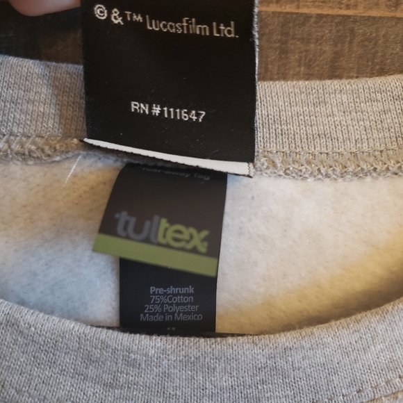 Star Wars gray sweatshirt size M - Picture 4 of 6